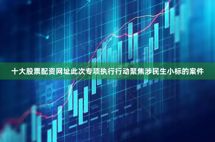 十大股票配资网址此次专项执行行动聚焦涉民生小标的案件