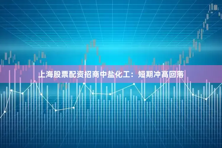 上海股票配资招商中盐化工：短期冲高回落